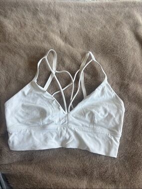 Alo Yoga white Sports Bra Size Small